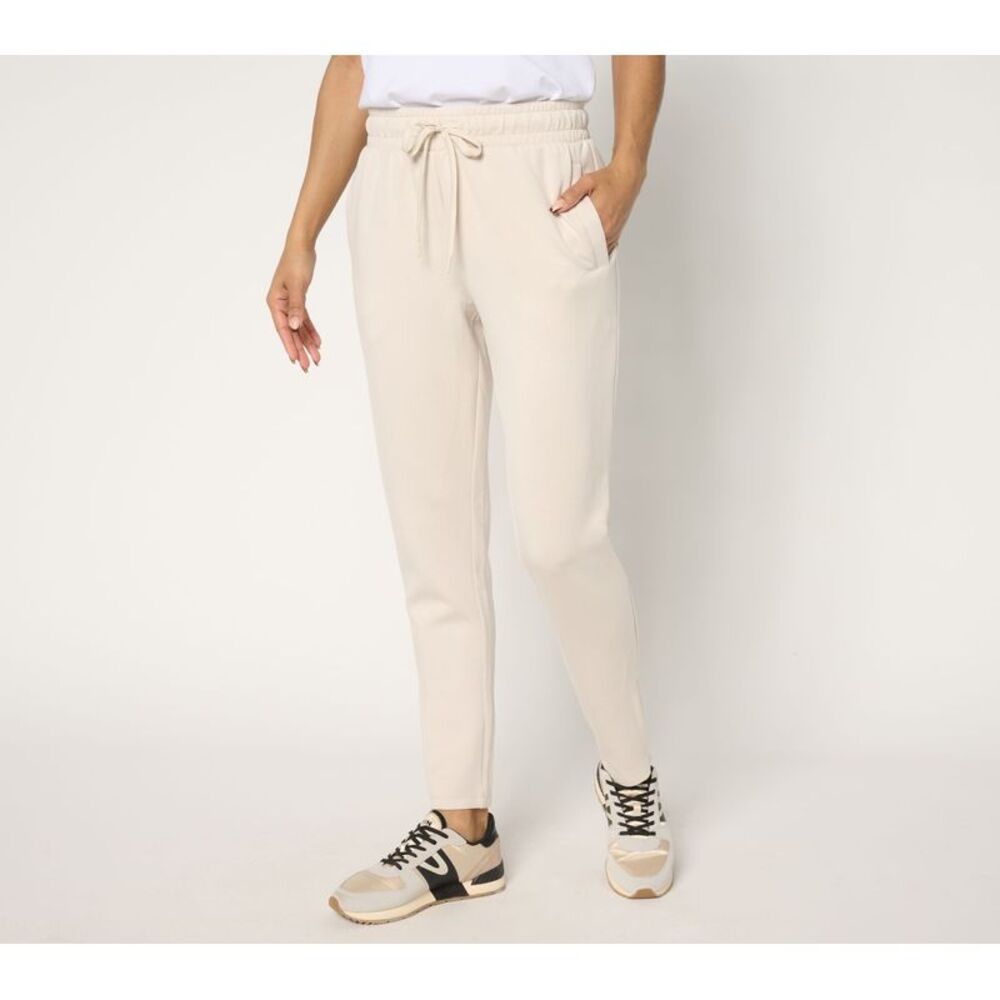SUNNYLiFE Women's Pants Sz L Smooth Knit Jersey Slim Pant Brown A676555